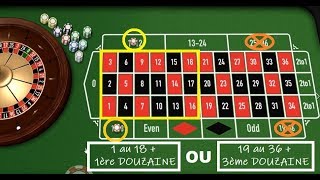 Stratégie pour GAGNER à la ROULETTE avec 18 Numéros  une Douzaine [upl. by Enixam98]