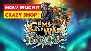 Gems of War PVP Seasons and Unlocking First Immortals  MAD Shop [upl. by Chadd]