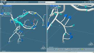 CATIA V6 Electrical Harness Flatten Status [upl. by Mayda]