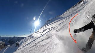 🥶Korua Transition Finder Pitztal Glacier Opening 2324 Black Piste Nr 26 🥶 [upl. by Eizus]