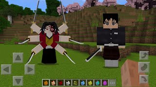 Demon Slayer MOD in MinecraftPE [upl. by Weed]