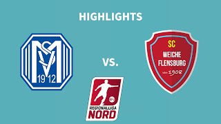 14 Spieltag Regionalliga Nord 2324  SV Meppen  SC Weiche Flensburg 08  Highlights [upl. by Ailongam]