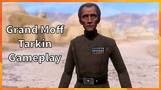 Grand Moff Tarkin Gameplay Star Wars Battlefront 2 [upl. by Chyou]