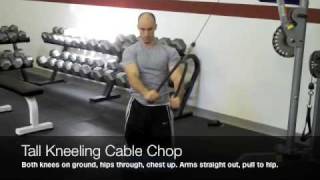 Cable Chop Half and Full Kneeling [upl. by Maillil]