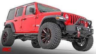 Jeep Wrangler JL Stage 1 Control Arm Drop 35inch Suspension Lift Kit by Rough Country [upl. by Kcod]