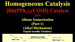 Alkene Isomerization  RhPPh33COH Catalyst  Alkyl Mechanism  CSIR NET [upl. by Caniff76]