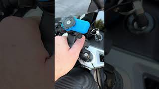 How To Install a Quad Lock cfmoto450ss [upl. by Orteip]