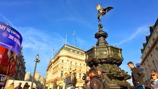 LONDON WALK  Knightsbridge to Holborn via Piccadilly Circus and Shaftesbury Avenue  England [upl. by Salomie460]