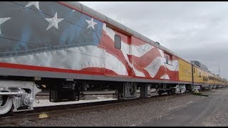 Inside tour of Bush 4141 President Bushs Funeral Train [upl. by Anniken]