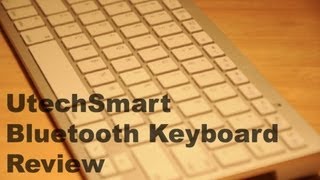 UtechSmart Slim Bluetooth Keyboard Review [upl. by Blackstock]