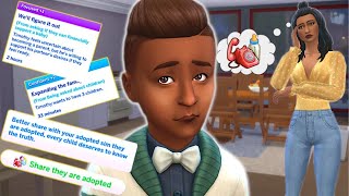 Adopted sims can track down their biological parents with this mod  Sims 4 adoption mod [upl. by Manvel]