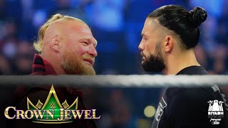 Reigns and Lesnar set for Crown Jewel collision WWE Crown Jewel 2021 WWE Network Exclusive [upl. by Jena]