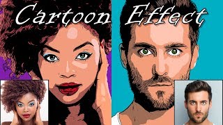 Photoshop How to Transform a Photo into a Pop Art Cartoon Effect [upl. by Salocin]