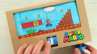 How to make Super Mario Game from cardboard No electronic components required Anyone can make [upl. by Pepito]