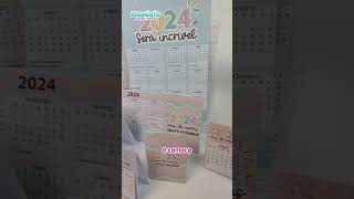 MINI COMBO CALENDÁRIOS PARA IMPRIMIR 2024  ARQUIVO DIGITAL PAPELARIA PERSONALIZADA [upl. by Atiana760]