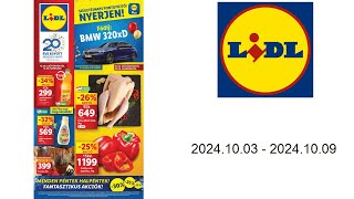 Lidl akciós újság HU 20241003  20241009 [upl. by Katharyn]