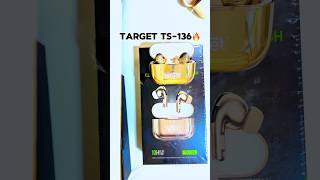 TARGET TS136 TRUE WIRELESS CLASSIC METALLIC FINISH STEREO EARBUDS trendingshorts [upl. by Riamu]