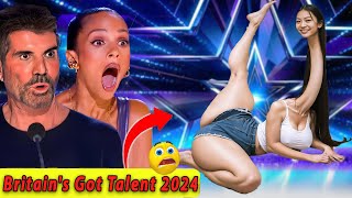 Britains Got Talent 2024 Sacred Rianas SpineChilling Magic Shocks Judges and Wins Golden Buzzer [upl. by Idhem]