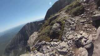 Katahdin Hiking Cathedral Trail GoPro with Chimney Pond Trail [upl. by Templeton67]