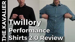 Twillory Performance Dress Shirts 20 Review   New Extra Trim Fit amp Tailored [upl. by Etteoj]