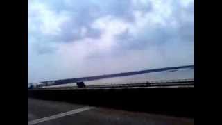 Gowthami Godavari Bridge Jonnada to Ravulapalem Ride [upl. by Dittman98]