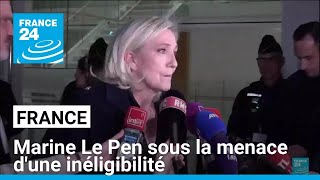 France  Marine Le Pen sous la menace dune inéligibilité • FRANCE 24 [upl. by Sandeep]