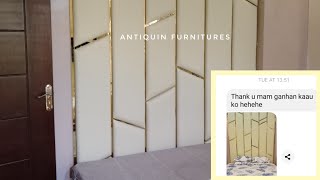 HIGH END HEADBOARD  CLIENTS REVIEW  INSTALLATION ONLY [upl. by Xyno]