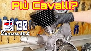 Vespa 130 DR montaggio cilindroFull Restoration Piaggio Vespa 50 LPart 17 [upl. by Clute690]