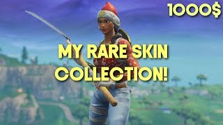 My rare Fortnite Skin Collection 1000 [upl. by Silverman]