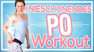 Sehr effektives Knieschonendes Po amp Bein Workout  Knack Po Training für zuhause  Ohne Springen [upl. by Adlei]