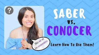 Saber vs Conocer Rules  Do You KNOW How To Use Them [upl. by Baum]