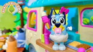 Baby Bluey Just Wants Icecream 🍦  Pretend Play with Bluey Toys  Bunya Toy Town [upl. by Gerfen]