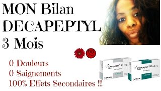 34  DECAPEPTYL Bilan 3 mois  0 Saignements 0 Douleurs 100 Effets Secondaires [upl. by Anivlac]