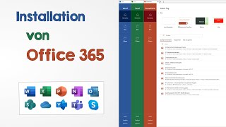 Installation von Office 365 [upl. by Nymzaj952]