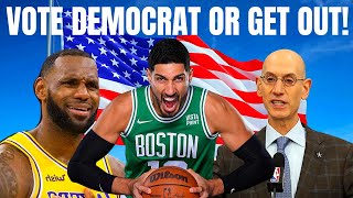 Enes Kanter Freedom DROPS BOMBSHELLS on NBA VOTE DEMOCRAT OR ELSE [upl. by Nalak]