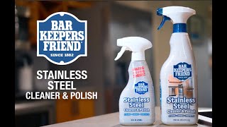 Bar Keepers Friend Stainless Steel Cleaner amp Polish [upl. by Ruscher]