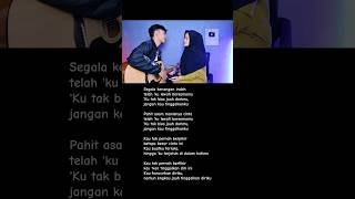 LIRIK LAGU KU TAK BISA  ADISTA Segala kenangan indah tlah kulewati bersamamu Cover Ivan Sany [upl. by Rodolph]