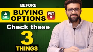 Options Trading Strategy  3 Must Watch for Buying Options Buying  By Siddharth Bhanushali [upl. by Elexa]