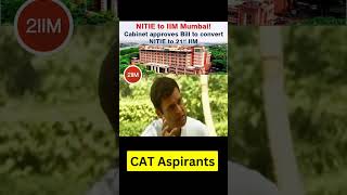 Parliament monsoon session Bill to amend IIM Act among 3 cleared by Cabinet cat2023 iim nitie [upl. by Eleira]