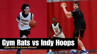 Quintyn Voltz Make his Debut with his new local Team Indy Heat Gym Rats with a Buzzer Beater [upl. by Eninahs483]