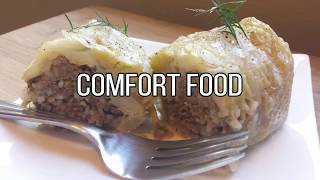 CABBAGE ROLLS WITH EGG amp LEMON SAUCE LAHANODOLMADES AVGOLEMONO [upl. by Nahsaj885]