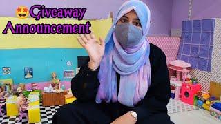 Giveaway Announcement 🤩Barbie show tamil [upl. by Dorraj]