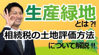 生産緑地とは？！相続税の土地評価方法について詳しく解説！ [upl. by Yalc]