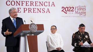 Informe de seguridad será quincenal Conferencia presidente AMLO [upl. by Bethesda]