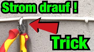 Mit diesem Trick Kabel unter Spannung auftrennen  Proofwood [upl. by Kendell460]