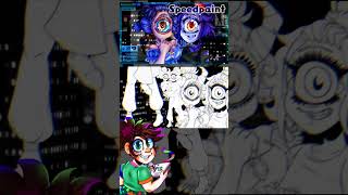 Get Money Print 1 Sam amp Sapphire Speedpaint shorts 2021 [upl. by Nnyliak]