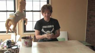 Decorative Painting Techniques  How to Splatter Paint Walls [upl. by Bette]