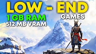 Top 50 Amazing Games For LOW END PC  1GB RAM  2GB RAM  64MB  128MB  VRAM [upl. by Michon774]