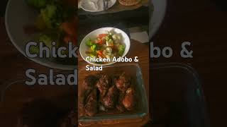 Chicken Adobo amp Salad ProfDavidJDelosReyeschickenadobo salad [upl. by Valeta53]