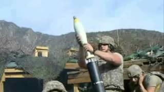 US Army Soldiers Provide Mortar Support In Afghanistan [upl. by Yentuoc]